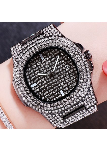 C01 Kuvars Saatler Kuvars Izle Moda Kare Tam Gökyüzü Yıldız Seti Çelik Bant Izle Su Pırlanta Takvim Izle (Yurt Dışından) fırsatları