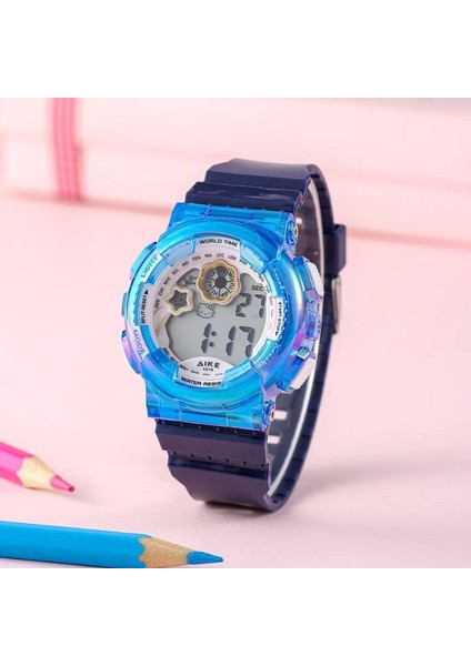 Matcha Yeşil Renk Shipaote 1578 Şeffaf Renk Moda Spor Hediyeler Erkek ve Kız Çocuklar Için Su Geçirmez Dijital Ekran Izle (Yurt Dışından) indirimleri