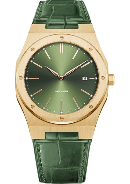 30 1 Zarif Kadın Lüks Kuvars Takvim 7mm Ultra Ince Altın High End Bayanlar Saatler Kadın Kuvars Izle (Yurt Dışından)