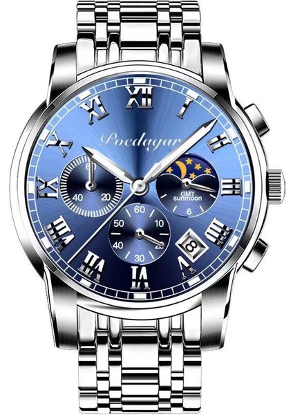 Stil 2 No Men Moda Günlük Iş Kuvars Saatler Chronograph Relogio Masculino (Yurt Dışından)