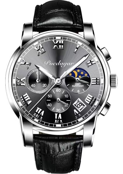 Stil 2 No Men Moda Günlük Iş Kuvars Saatler Chronograph Relogio Masculino (Yurt Dışından)