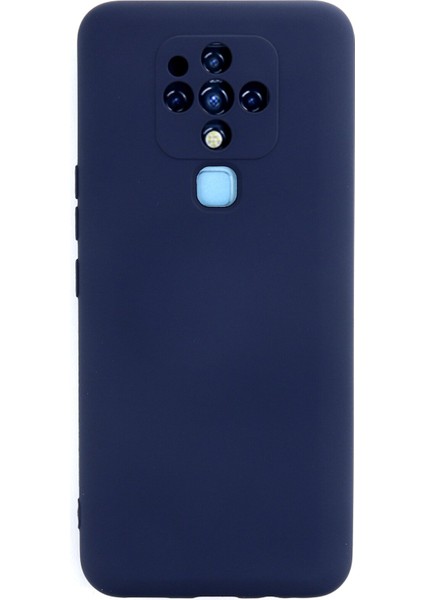 Tecno Camon 16 Kılıf Nano Içi Kadife Silikon - Lacivert 300099