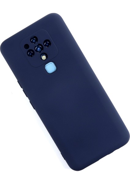 Tecno Camon 16 Kılıf Nano Içi Kadife Silikon - Lacivert 300099