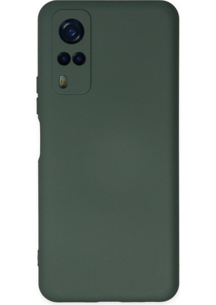 Vivo Y51 Kılıf Nano Içi Kadife Silikon - Koyu Yeşil 300099
