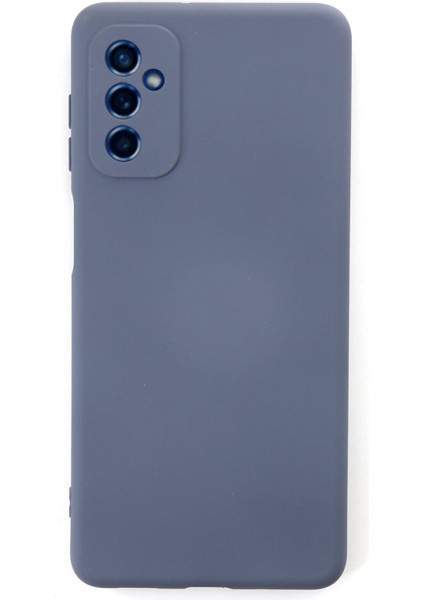 Samsung Galaxy M52 5g Kılıf Nano Içi Kadife Silikon - Gri 300099