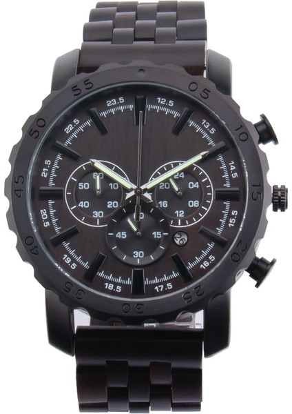 Yeni Tasarım Saf Abanoz D8135 Yeni Erkek Kuvars Ahşap Izle Iş Çok Fonksiyonlu Aydınlık Kuvars Izle Büyük Kadran Ahşap Izle (Yurt Dışından)