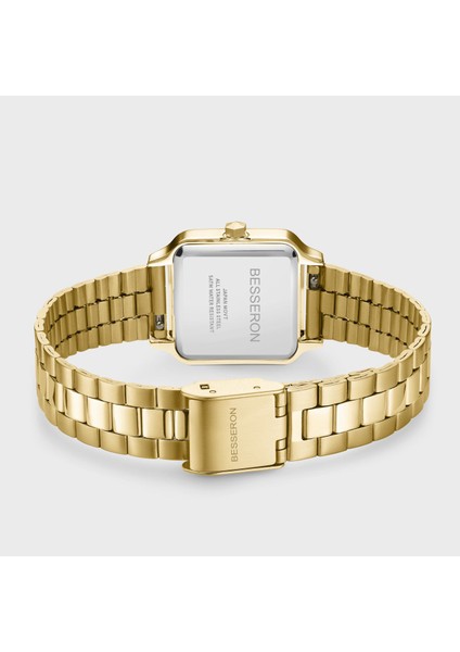 02 Safir Kristal Takı Izle Kadınlar Katı Paslanmaz Çelik 3bar Kuvars Izle Bayanlar Bilezikler Izle 18 K Altın (Yurt Dışından) indirimleri