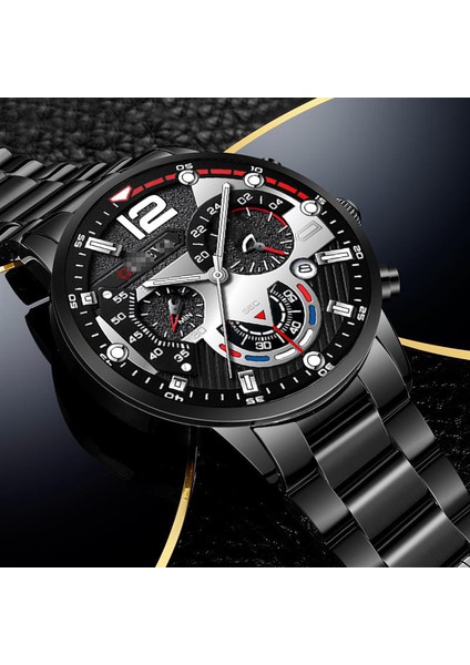 2 Gül Altın - Orta Altın Kuvars Izle Erkek Yaratıcı Mekanik Versiyon Altı Iğneli Saat Alaşımlı Çelik Bant Erkek Kuvars Saat (Yurt Dışından) fırsatları