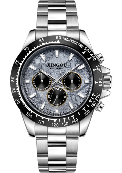 Gri Yeni Marka 8209 Daytonas Tarzı Izle Erkekler Bilek Moda Lüks Erkekler Için Yüksek Kalite Otomatik Mekanik Saatler Relojes (Yurt Dışından)