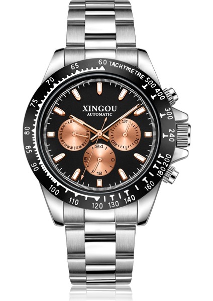 Gri Yeni Marka 8209 Daytonas Tarzı Izle Erkekler Bilek Moda Lüks Erkekler Için Yüksek Kalite Otomatik Mekanik Saatler Relojes (Yurt Dışından)