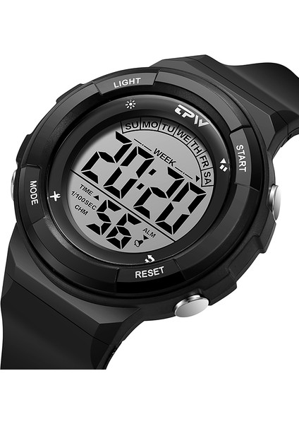 Pembe Spor Kronograf Izle Erkekler Bayanlar Dijital Kol Saatleri Reçel Tangan Pria Relogio Masculino Dijital (Yurt Dışından)
