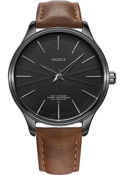 YZL38010111 Yazole 512 Resmi Kuvars Saatler Adam Relojes Analog Relojes Moda Basit Izle Erkekler (Yurt Dışından)