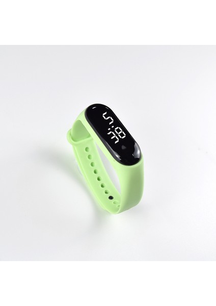 M3-7 M3 Moda Erkek Çocuk Spor Su Geçirmez Silikon Bilezik Bilek Saatler Dokunmatik Ekran LED Reloj Dijital Saat (Yurt Dışından)
