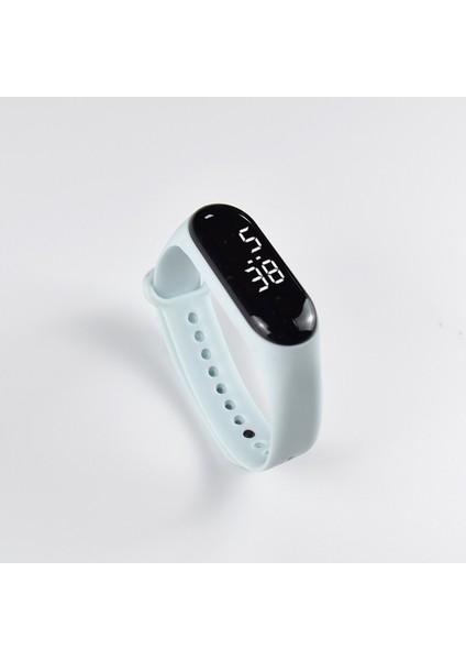 M3-7 M3 Moda Erkek Çocuk Spor Su Geçirmez Silikon Bilezik Bilek Saatler Dokunmatik Ekran LED Reloj Dijital Saat (Yurt Dışından)