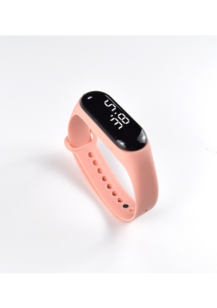 M3-7 M3 Moda Erkek Çocuk Spor Su Geçirmez Silikon Bilezik Bilek Saatler Dokunmatik Ekran LED Reloj Dijital Saat (Yurt Dışından)