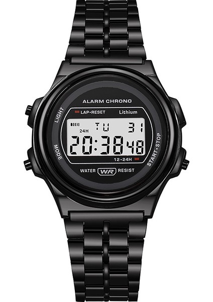 Stil 5 Moda Spor Rolojes Klasik Spor Özel Kronograf Kol Saatleri Paslanmaz Çelik Spor Erkek LED Elektronik Dijital Saatler (Yurt Dışından) fiyatları