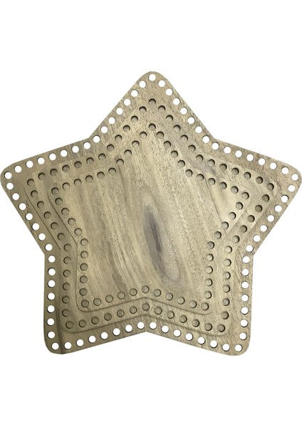 Yıldız 3mm Mdf Makrome Penye Taban Seti 30-25-20 cm 3lü