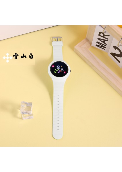 Stil 2 Şekilde Gösterildiği Gibi Erkek Dijital Spor Saat LED Ekran Büyük Yüz Erkekler Için Saatler Su Geçirmez Günlük Kronometre Alarm Basit Reloj Dijital Saat (Yurt Dışından)