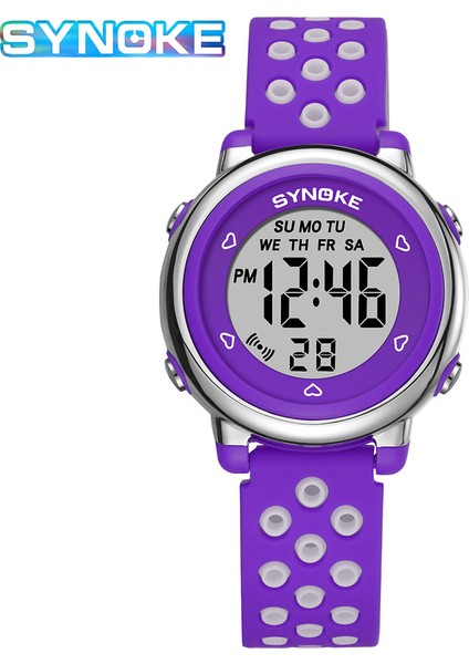 Stil 5 Synoke 9112 Moda Çocuklar Dijital Saat Alarm Takvimi Chronograph Spor Saatler Çocuk Erkek Kız Üst Satış (Yurt Dışından)