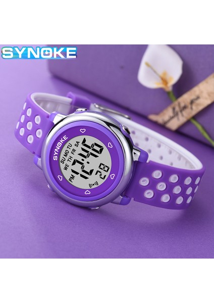 Stil 5 Synoke 9112 Moda Çocuklar Dijital Saat Alarm Takvimi Chronograph Spor Saatler Çocuk Erkek Kız Üst Satış (Yurt Dışından)
