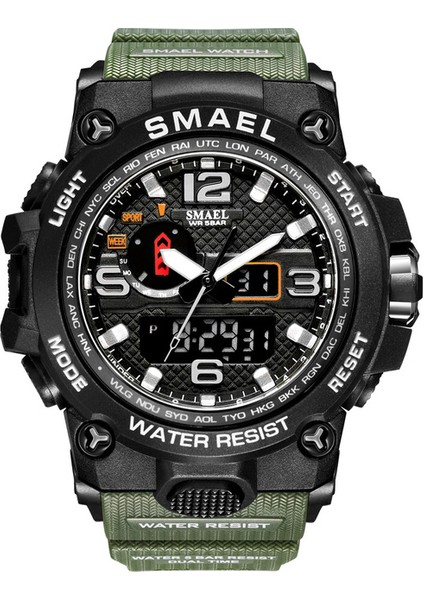 M 1545 Smael Izle 50 M Su Geçirmez Kol Saati LED Kuvars Saat Spor Izle Erkek Relogio Masculino 1545 Spor Izle Erkekler S Şok (Yurt Dışından)