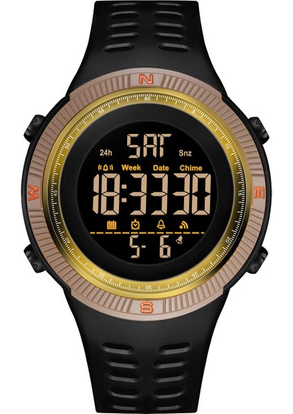 Haki 1081 Relogio Bilek Moda Ikili Zaman Analog Saat Serin Özelleştirilmiş Dijital Açık Spor Saatler Adam (Yurt Dışından)