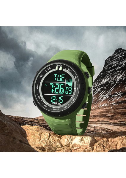 Siyah Mavi Smael 1237 Relojes De Hombre Dijital Saat Erkek Spor Erkek Dijital Saat Spor Dijital Su Geçirmez LED (Yurt Dışından)