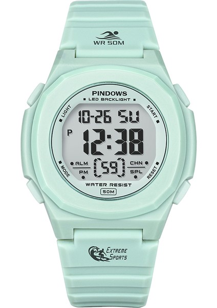 PDS-8007-N6 Moda Pasnew Özelleştirme Oem Odm Özel Logo Basit Kişiselleştirilmiş Tasarım Aydınlık Moda Suya Dayanıklı Günlük Dijital Gümüş LED Saat (Yurt Dışından) fırsatları