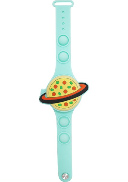 Yeşil Karikatür ve Moda Sıcak Satış Yıldız Toprak Silikon Pop Izle Çocuklar Karikatür Izle Çocuk Elektronik Saat Silikon LED Oyuncak Reloj (Yurt Dışından)