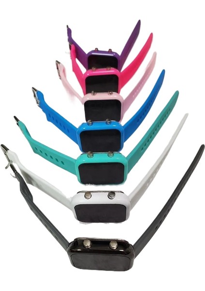 Mavi LED Dijital Bilek Saati Moda Dijital Spor Su Geçirmez Izle Silikon Alaşımlı LED Beyaz Elektronik Spor Erkek Kadın Kol Saati (Yurt Dışından) modelleri