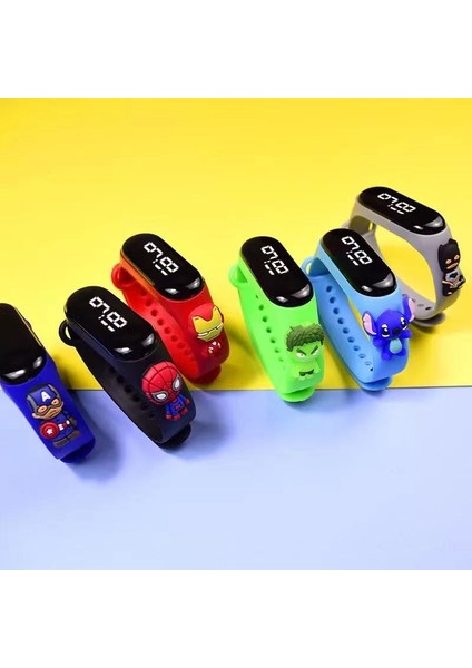 25 Çocuk Saatler Yeni LED Dijital Kol Saati Bilezik Çocuklar Açık Spor Izle Erkek Kız Elektronik Tarih Saati (Yurt Dışından) fırsatları