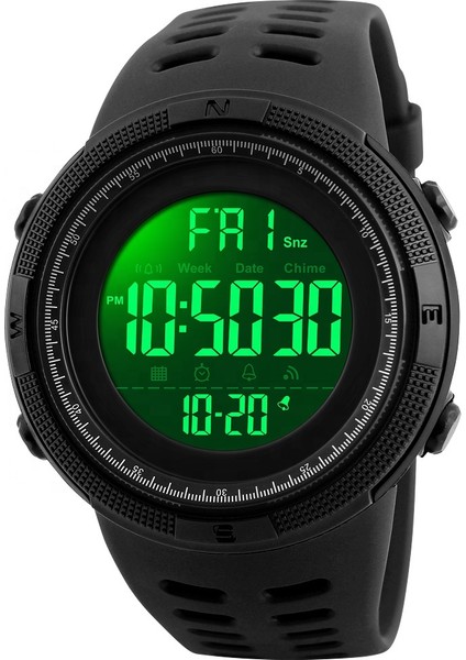 2070 Göl Mavisi Moda Stil Skmei Marka Moda LED Erkekler Spor Dijital Saatler 1251 2070 Çin Malı Yüksek Kalite Su Geçirmez 5ATM Saat Elektronik Relojes (Yurt Dışından)