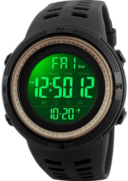 2070 Göl Mavisi Moda Stil Skmei Marka Moda LED Erkekler Spor Dijital Saatler 1251 2070 Çin Malı Yüksek Kalite Su Geçirmez 5ATM Saat Elektronik Relojes (Yurt Dışından)