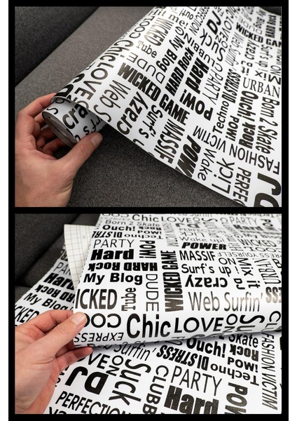 Desenli Kendiliginden Yapışkanlı Kaplama Folyosu 67 cm x 4 Metre modelleri