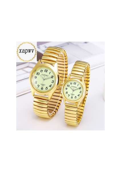 Stil 4 Eğlence Elmas Yüzlü Çelik Bant Takvim Izle Kadın Basit Eğlence Öğrenci Moda Kuvars Altın Takım Elbise Çift (Yurt Dışından) indirimleri