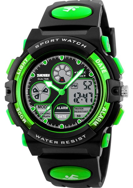 Mavi Dijital Saat Skmei 1163 Çocuk LED Dijital Çift Ekran Kol Saatleri Erkek Kuvars Izle Çok Fonksiyonlu 50 M Su Geçirmez Çocuk Spor Saatleri (Yurt Dışından) modelleri