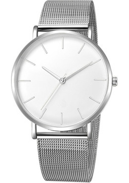 12 Resim Olarak Modern Moda Siyah Kuvars Izle Erkek Kadın Örgü Bilezik Yüksek Kaliteli Rahat Kol Saati L0222 (Yurt Dışından)