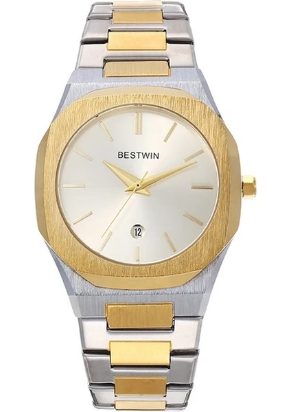I 2024 Bestwin 813 Lüks Marka Trend Erkek Kol Saati Paslanmaz Çelik Teknolojisi Moda Kuvars Izle Erkekler Için Relogio Masculino (Yurt Dışından)