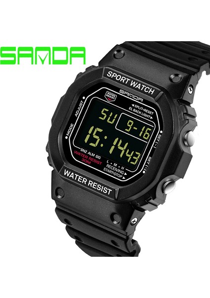 Siyah Mavi Erkekler Dijital Sanda 329 Marka Moda Izle Erkekler G Tarzı Su Geçirmez Spor Saatleri Şok Erkekler Lüks Analog Kuvars Dijital Saatler (Yurt Dışından)