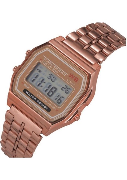 Stil 4 Moda Spor Rolojes Klasik Spor Özel Kronograf Kol Saatleri Paslanmaz Çelik Spor Erkek LED Elektronik Dijital Saatler (Yurt Dışından)