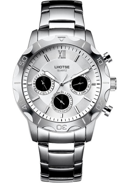 Wt Renk Lhotse Oem Kuvars Izle Moda Metal Paslanmaz Çelik Zine Alaşım Erkek Iş Izle LHQ-029 (Yurt Dışından)