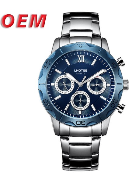 Wt Renk Lhotse Oem Kuvars Izle Moda Metal Paslanmaz Çelik Zine Alaşım Erkek Iş Izle LHQ-029 (Yurt Dışından) fiyatları