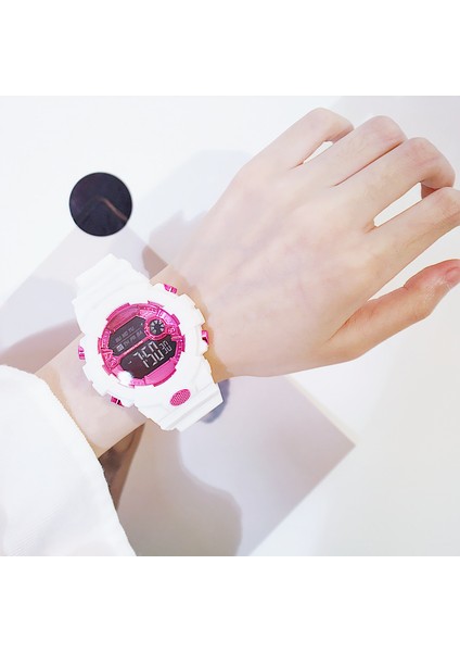 Pembe Spor Dijital Saat Çin Tedarikçisi Düşük Adedi Moda Su Geçirmez Aydınlık Unisex Spor Dijital Saat Şeker Renk Renkli Çocuk Dijital Saat (Yurt Dışından) fırsatları