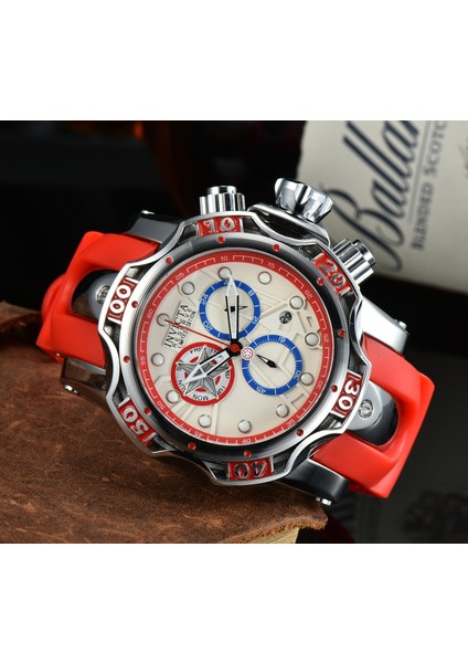 # 1 Yuvarlak 2022 Invic Reloj Moda Sıcak Satış Invic Izle Erkek Kuvars Palyaço Saati (Yurt Dışından)