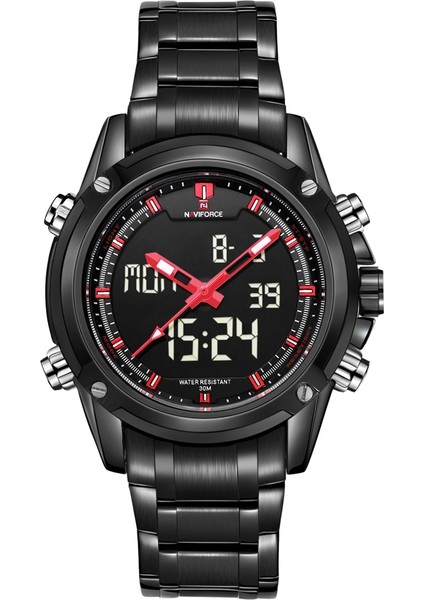 LX220121 Naviforce 9050 Paslanmaz Çelik Malzemeli Erkek Kuvars Dijital Hareket Saatleri (Yurt Dışından) fiyatları