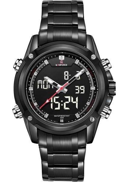 LX220121 Naviforce 9050 Paslanmaz Çelik Malzemeli Erkek Kuvars Dijital Hareket Saatleri (Yurt Dışından) modelleri