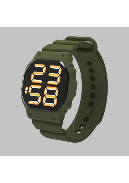 Pembe Fabrika Özelleştirmek Son Aydınlık Minimalist Tasarım LED Dokunmatik Ekran Dijital Saatler Spor Çocuklar Için LED Saatler Spor Saatler (Yurt Dışından)