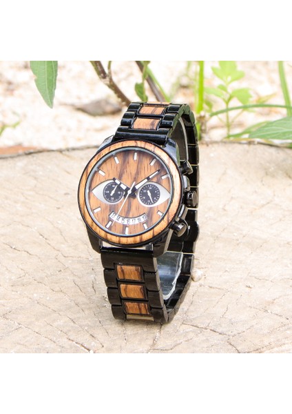 Mavi Zebra D8113 Erkek Ahşap Izle Oem Çok Fonksiyonlu Takvim Zamanlama Aydınlık Lüks Kuvars Izle Özelleştirilebilir Logo Izle (Yurt Dışından) fırsatları