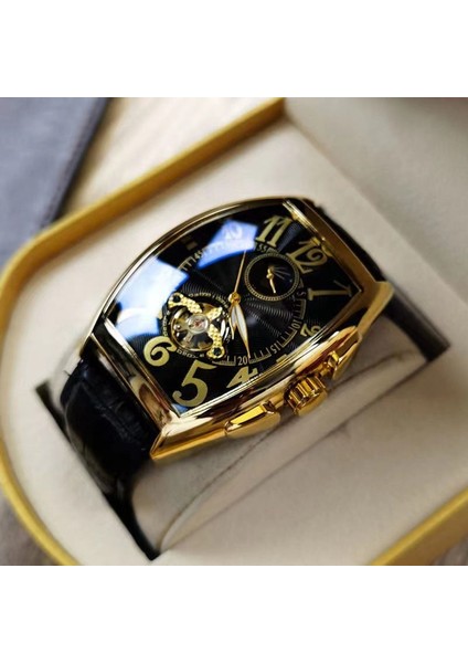 C03 Mekanik Saat 2023 Yeni Trend Moda Erkek Lüks Mekanik Saat Yüksek Kaliteli Tasarımcı Logosu Iş Erkek Saat (Yurt Dışından) modelleri