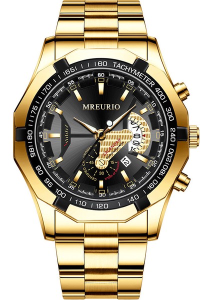 # 4 Izle Yeni Moda Tasarımı Tam Otomatik Hareketi Su Geçirmez Aydınlık Iş Kuvars Saatler Paslanmaz Çelik Lüks Erkekler Izle (Yurt Dışından)